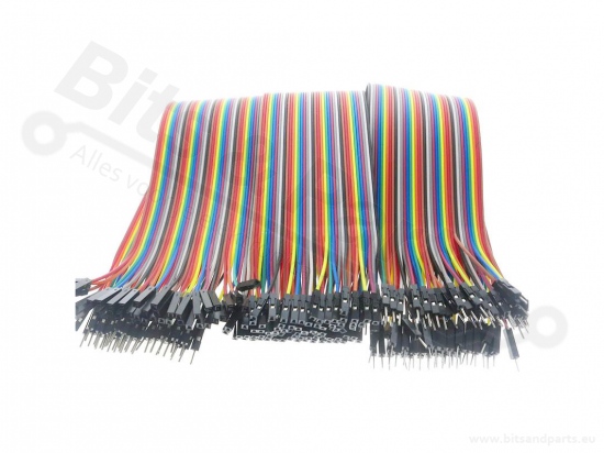 Breadboard jumper kabeltjes Dupont 30cm SET F/F, M/F, M/M